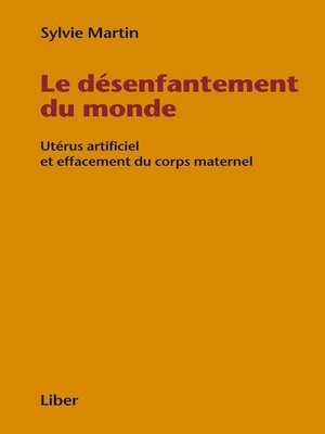 cover image of Désenfantement du monde